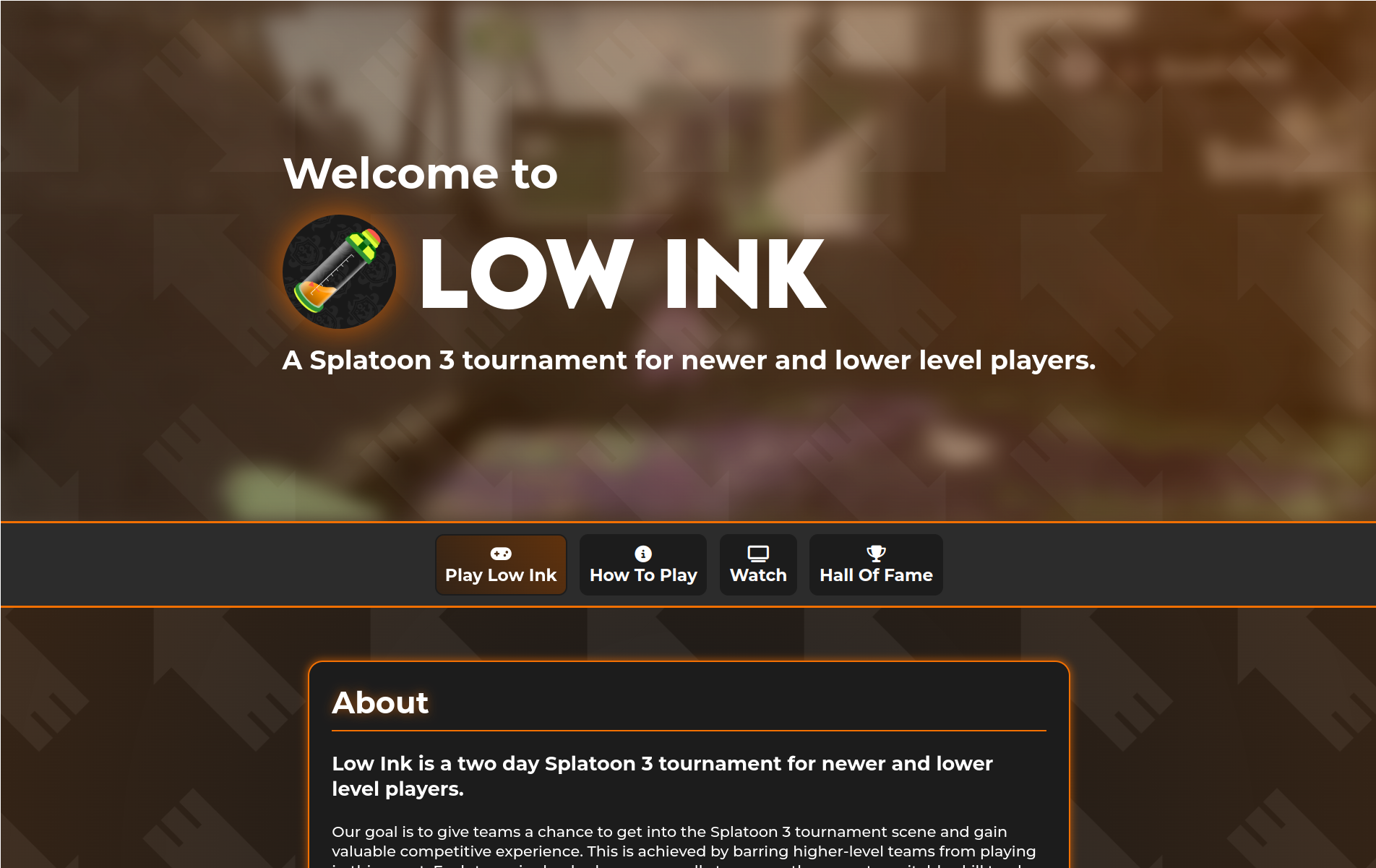 Image of Low Ink website